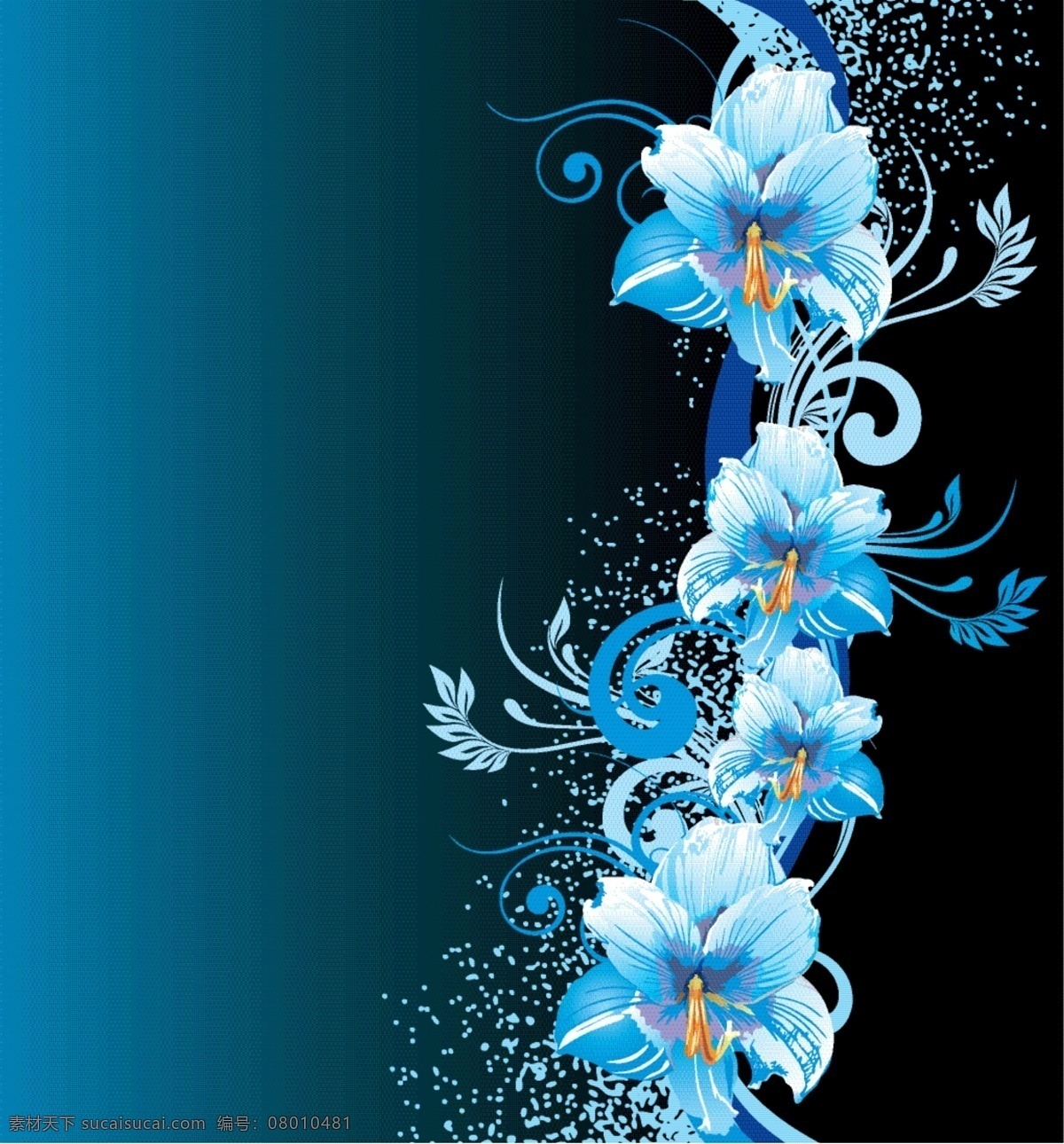 精美 花儿 矢量图 其他矢量图