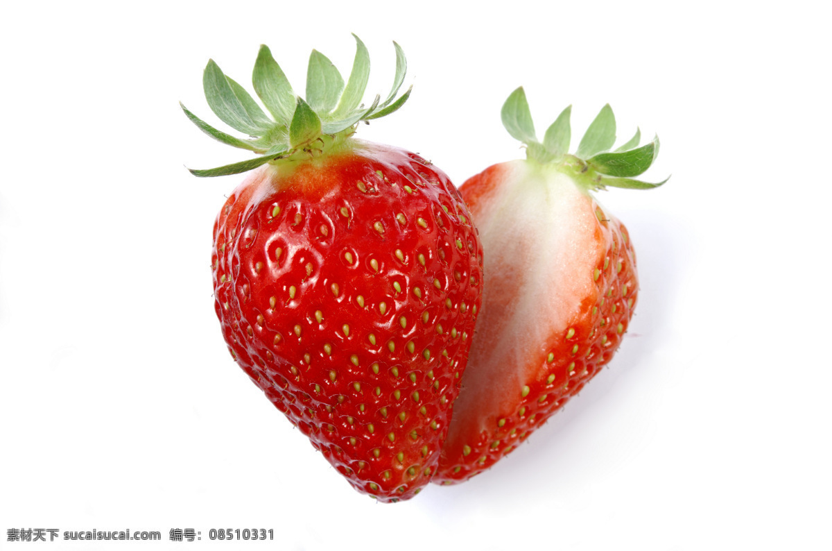 草莓免费下载 草莓 高清 细节 新鲜水果 被切开的草莓 风景 生活 旅游餐饮