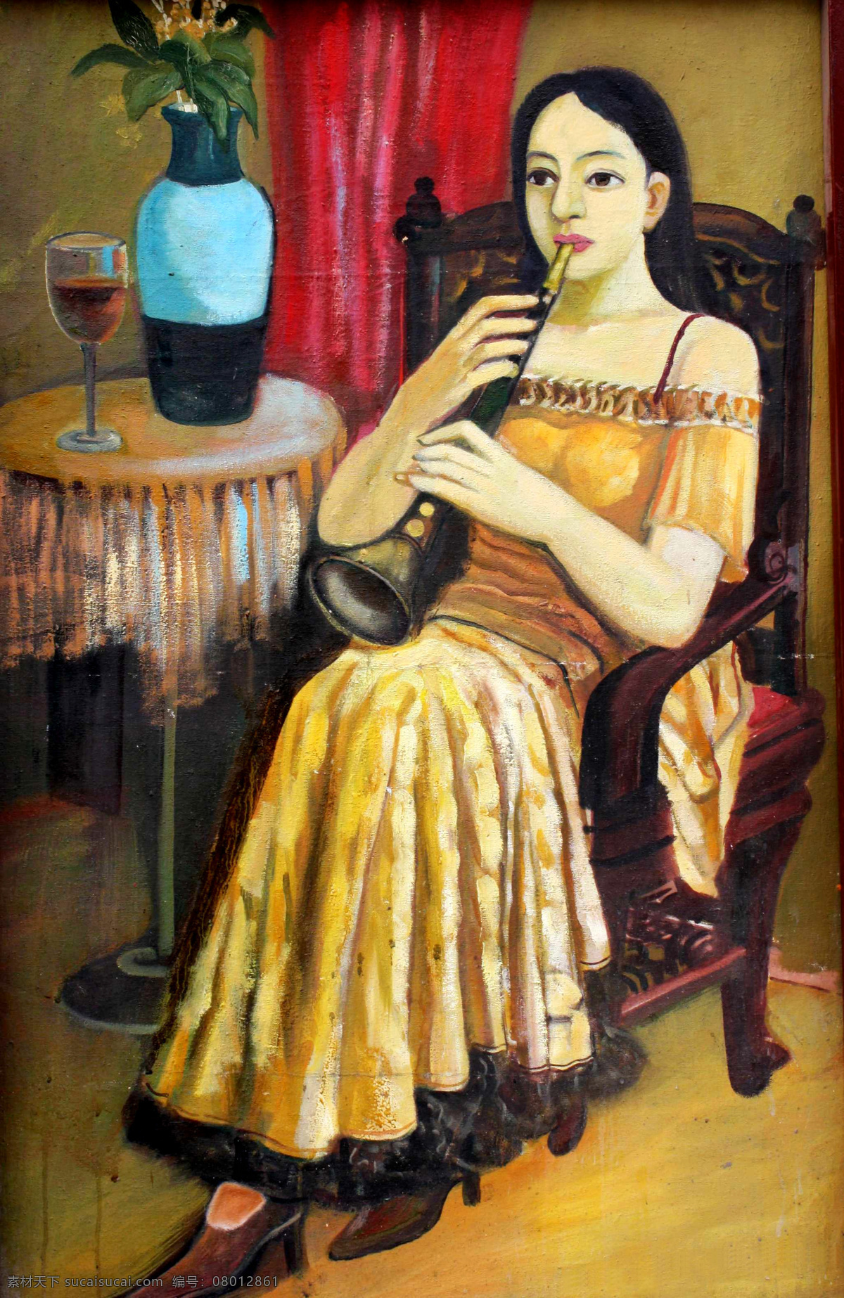 油画 女孩 名画 艺术 绘画 文化艺术 艺术品 世界名画 书画文字