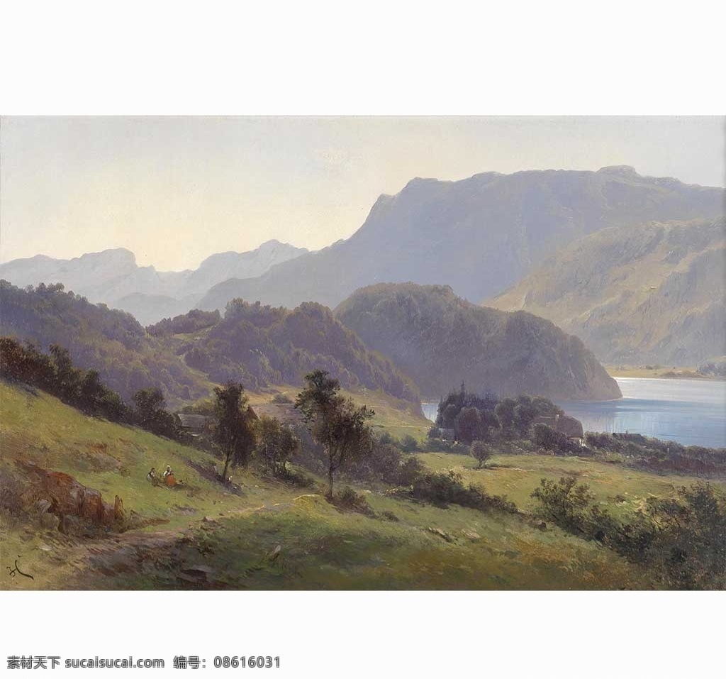 欧式油画 宫廷 风景 装饰画 海报 无框画 复古 抽象 荷兰 文化艺术 绘画书法