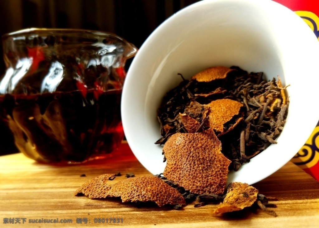 茶马大红柑 新会柑普茶 柑普茶 陈皮普洱 普洱茶 大红柑 新会柑 茶汤 茶杯 茶道 茶文化 冲泡 茶汤细节 泡茶 普洱茶熟茶 发酵茶 茶 餐饮美食 饮料酒水