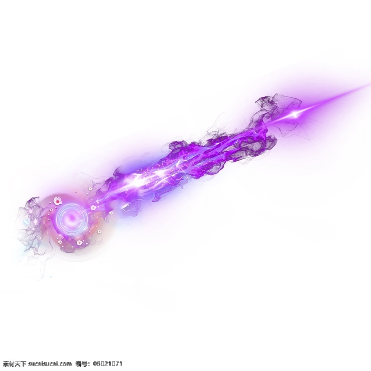 紫色 武器 光效 灯光 光影 元素 图案 透明 科技 星光素材 炫光 发光素材
