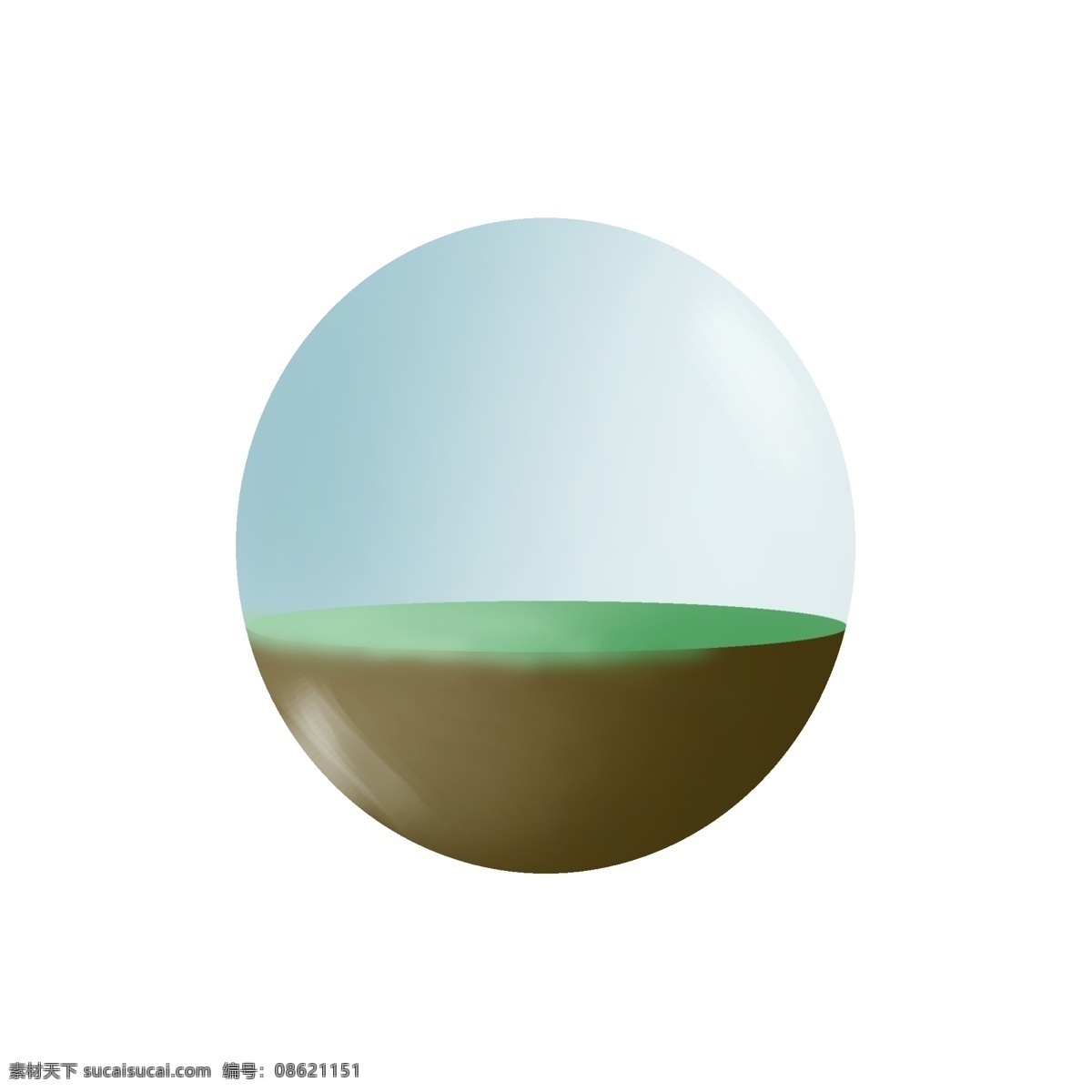 草地 通用 词 玻璃球 通用词 玻璃球景观 玻璃球草地 卡通手绘 装饰图案 免扣图png 手绘