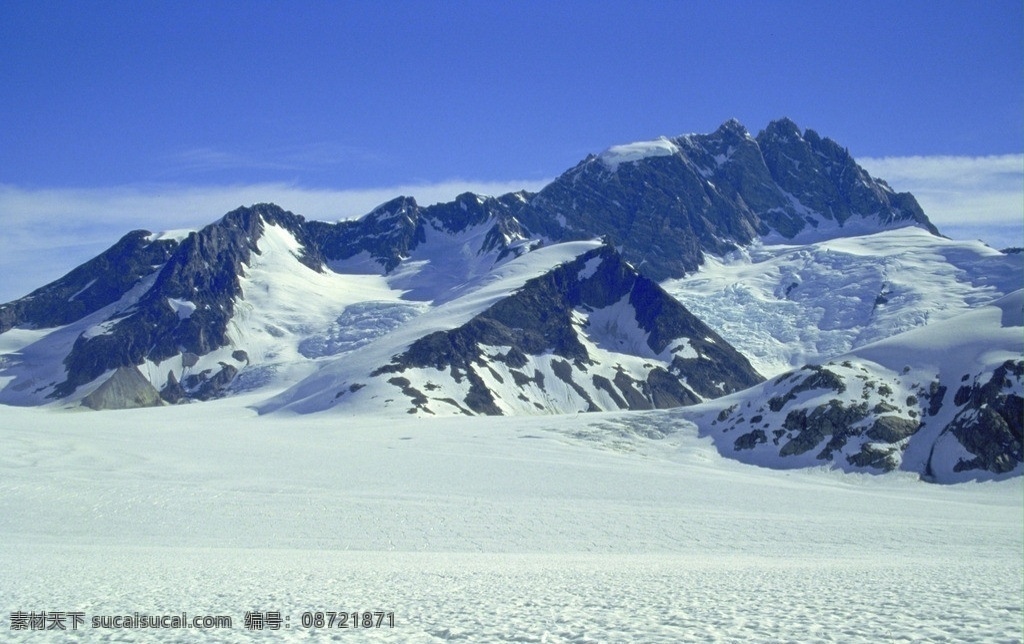 巍峨雪山 蓝天 雪山 雪地 白雪 自然风景 自然景观