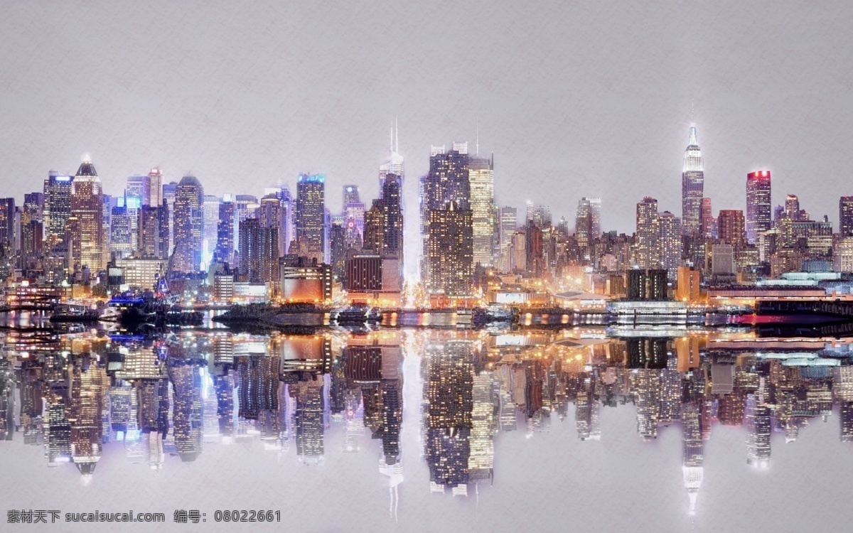城市 抽象 水墨 玄关 屏风 电视 背景 墙 电视背景墙 壁画 框画