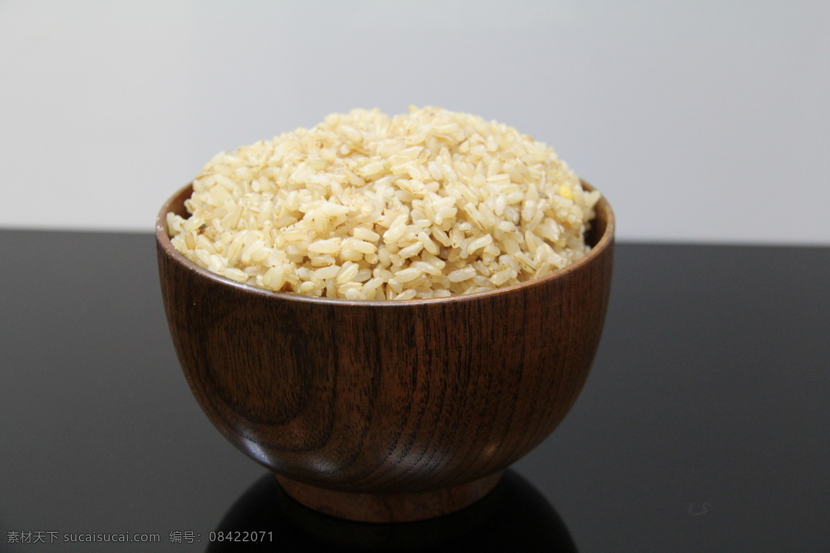 糙米饭 餐饮美食 传统美食 米饭 胚芽米 粗粮米饭 糙米 矢量图 日常生活