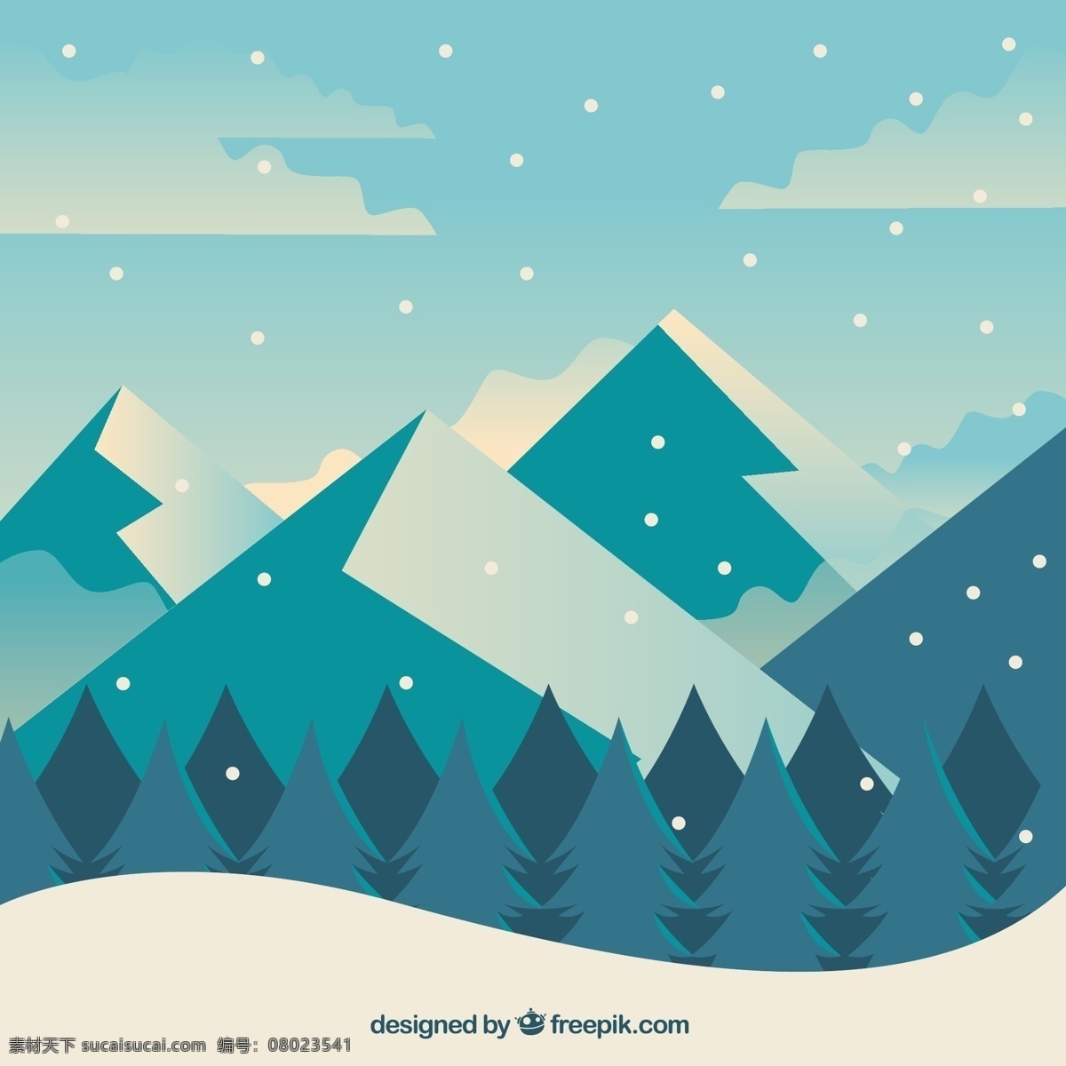 冬季 背景 森林 山地 平面设计 雪 自然 土壤 景观 平坦 冬季背景 树木 环境 自然背景 山脉 雪背景 户外 土地 地面