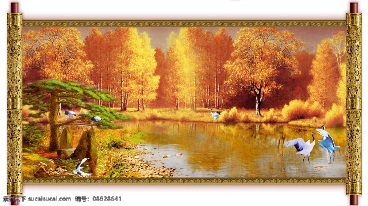 油画风景 垂柳 大展鸿图 风景油画 枫叶 桂林山水 荷花 金秋 瀑布 秋景 秋天 山水风景 迎客松 山水画 园林风景 广西桂林 山水瀑布 松鹤延年 家居装饰素材