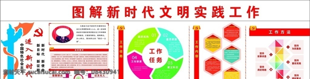 图解 新时代 文明 实践 工作 党建文化 党建展厅 新时代文明 实践中心 党建展示墙 实践所 传习所 党员之家 党建背景墙 传习 党建 学习流程 管理制度 宣讲员 工作计划 领导小组 学习菜单 制度牌 宣传 展板 宣传栏 学校 新时代传习所 传习员 习语图解 平语近人 党建政务 展板模板