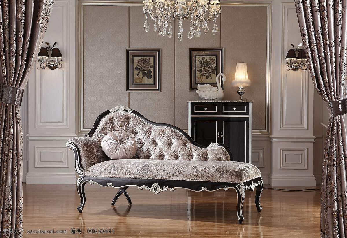 躺椅 沙发 背景墙 壁纸 豪华 家居装饰素材 室内设计