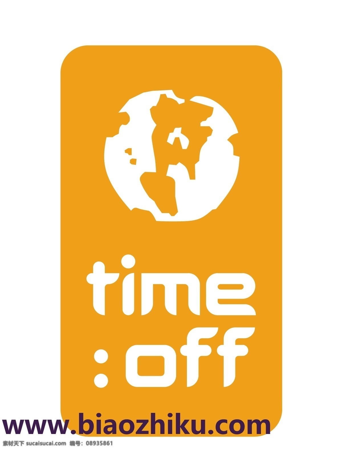 timeoff logo 设计欣赏 旅游业 标志 标志设计 欣赏 矢量下载 网页矢量 商业矢量 logo大全 红色