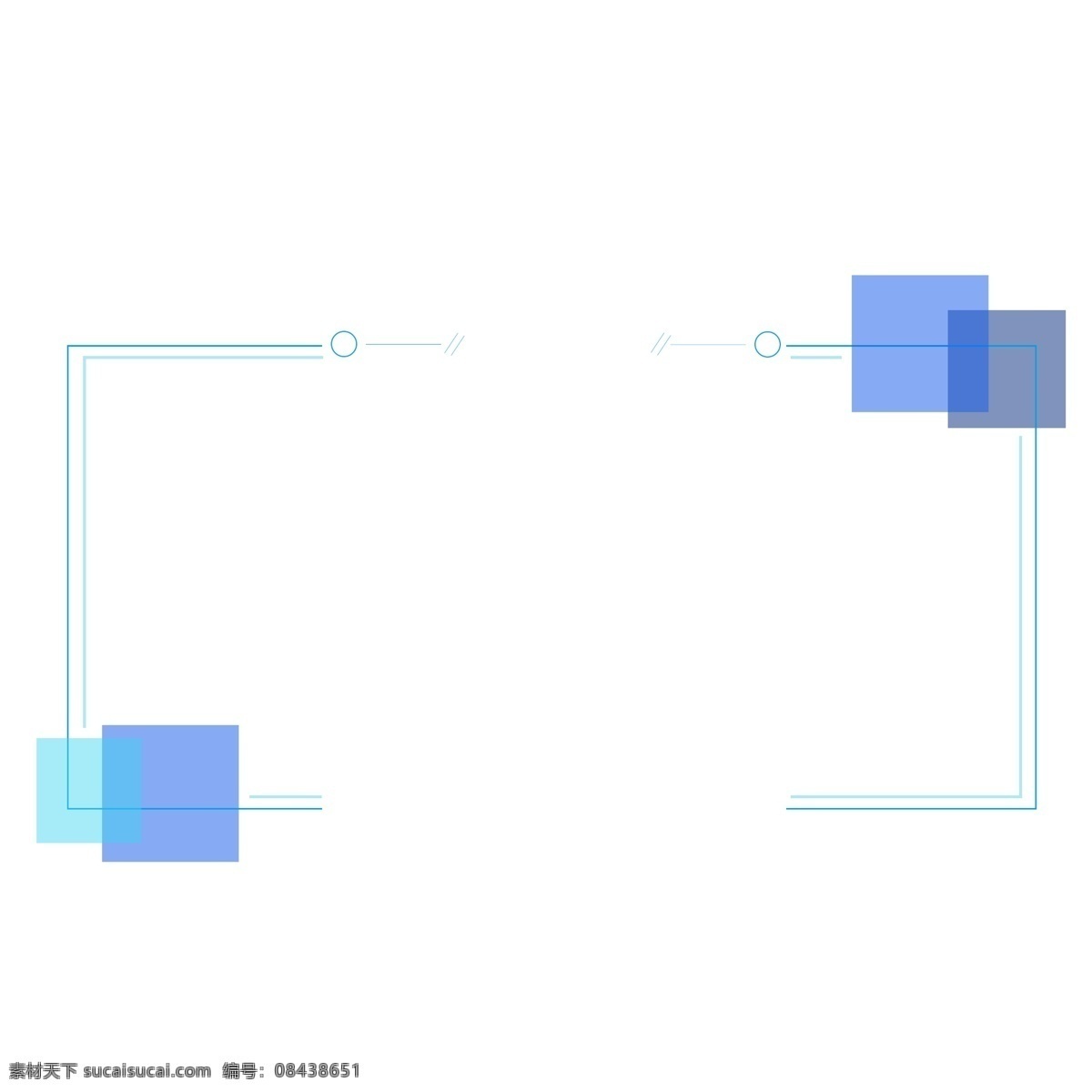 科技 边框 蓝色 内容 标题 栏 装饰图案 科技感 高科技 简约 内容框 蓝色框 矩形框 免扣 方形 炫酷