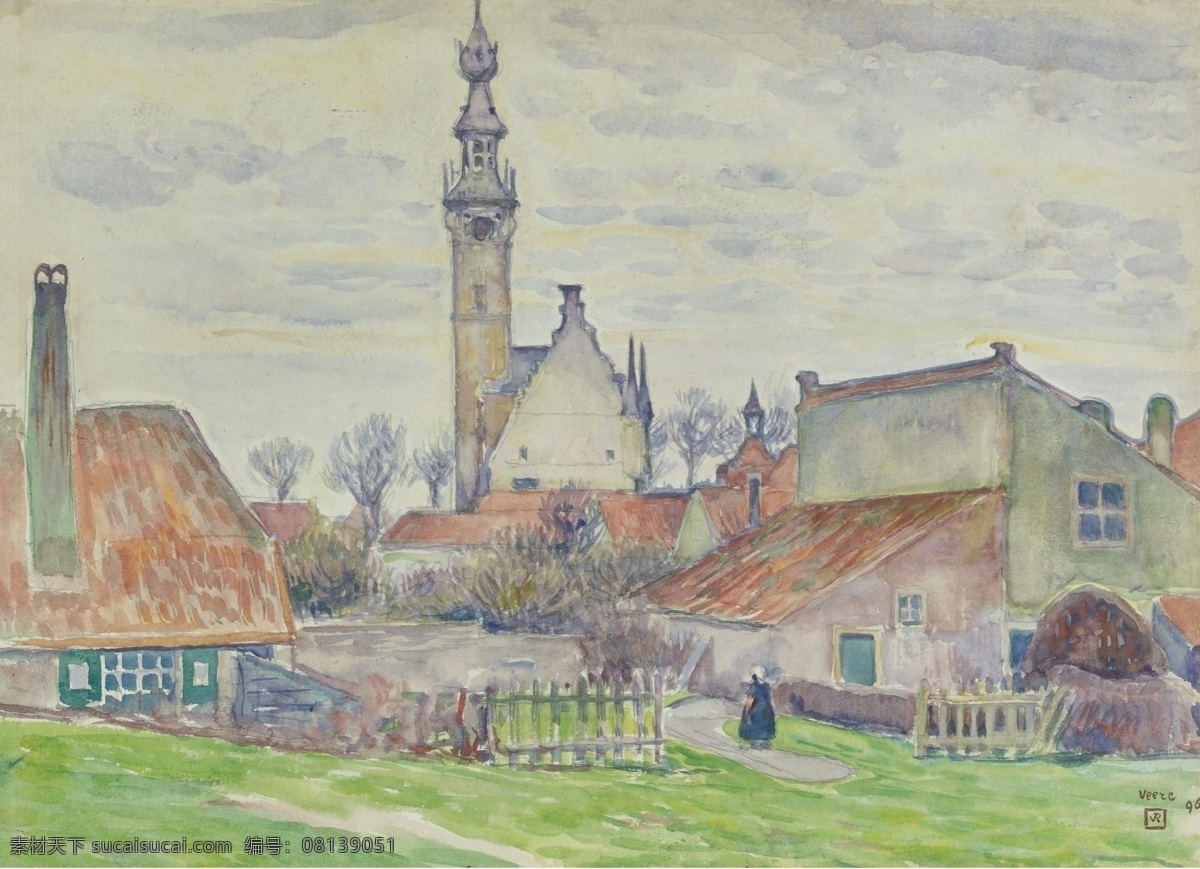 大师 画家 风景画 静物 油画 建筑 装饰画 veere rysselberghe van theo 人物 高清 西方 国外 现代 家居装饰素材
