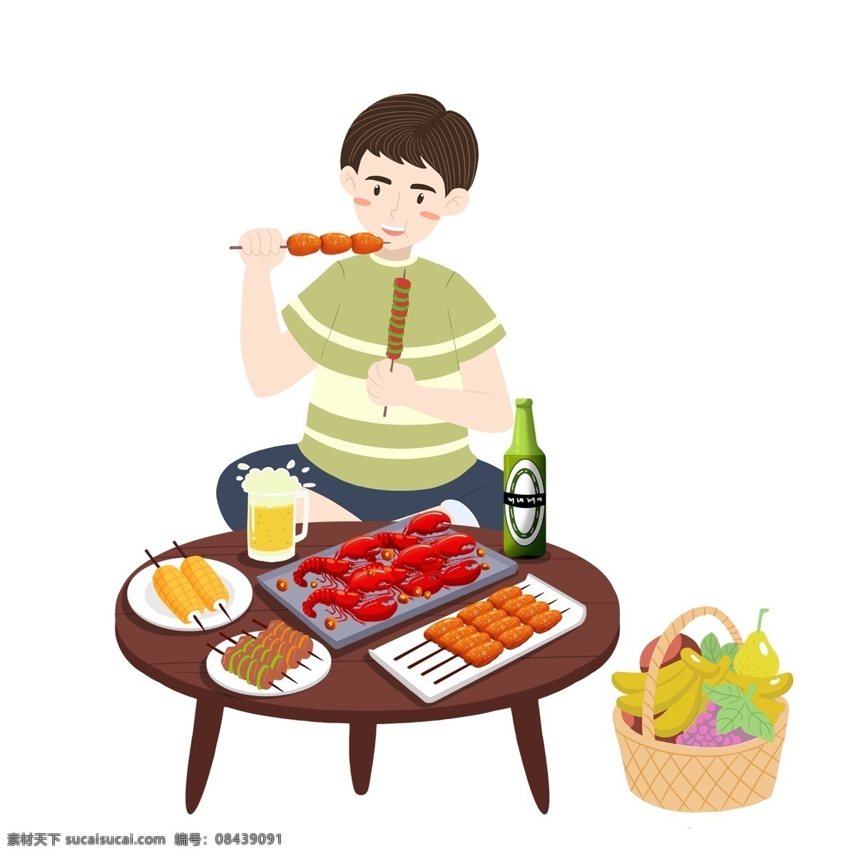 喝啤酒吃烧烤 人物 吃东西 进餐 吃饭 餐饮 吃 插画 插图 扁平化 美食 龙虾 龙虾海报 小龙虾 椒盐大龙虾 龙虾美食 龙虾小吃 龙虾啤酒 吃龙虾 龙虾节 麻辣龙虾 龙虾图 龙虾图片 龙虾展架 澳洲龙虾 盱眙龙虾 夏季龙虾 冰镇龙虾 烧龙虾 龙虾墙画 龙虾壁纸 美味龙虾 喝啤酒 人物素材专区