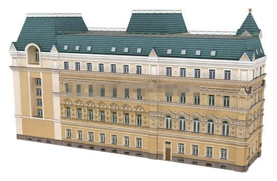 俄罗斯 建筑模型 宾馆 教堂 模型 3d模型素材