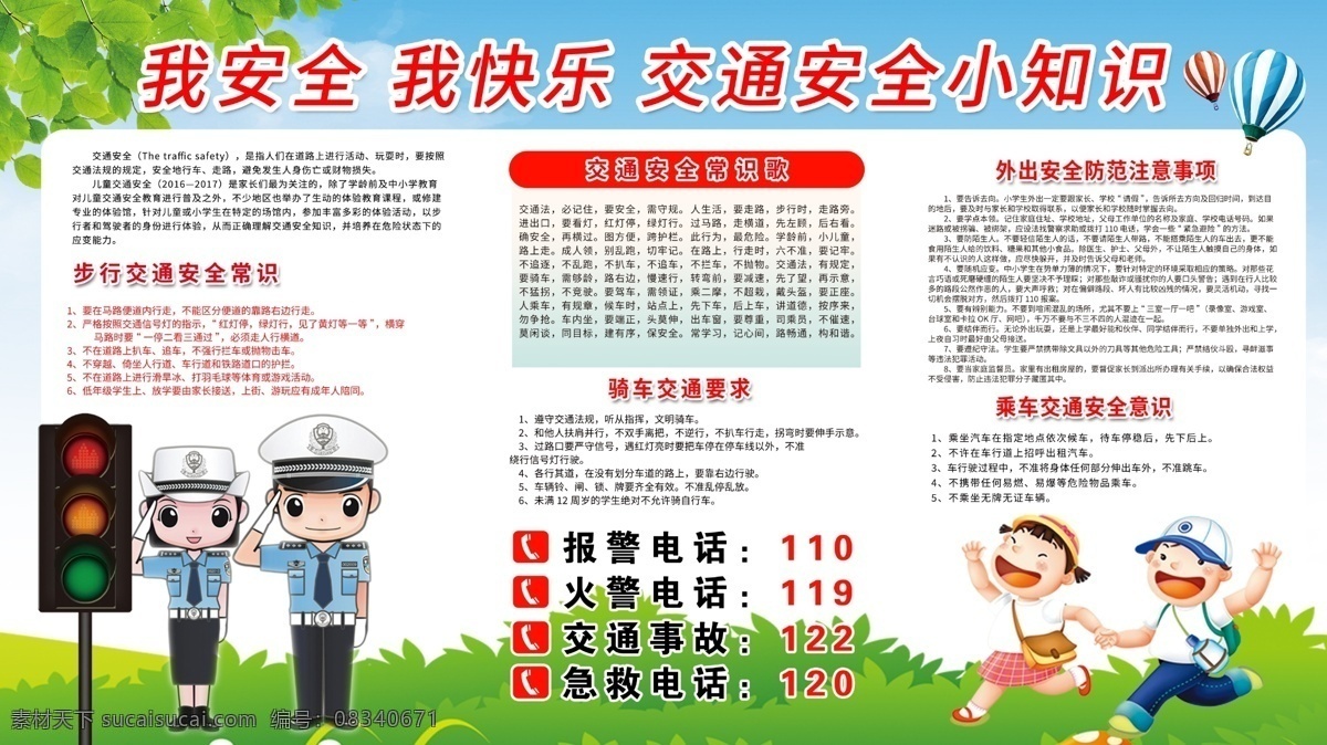 安全 快乐 交通安全 小常 识 我安全 我快乐 小常识 图板展板背景