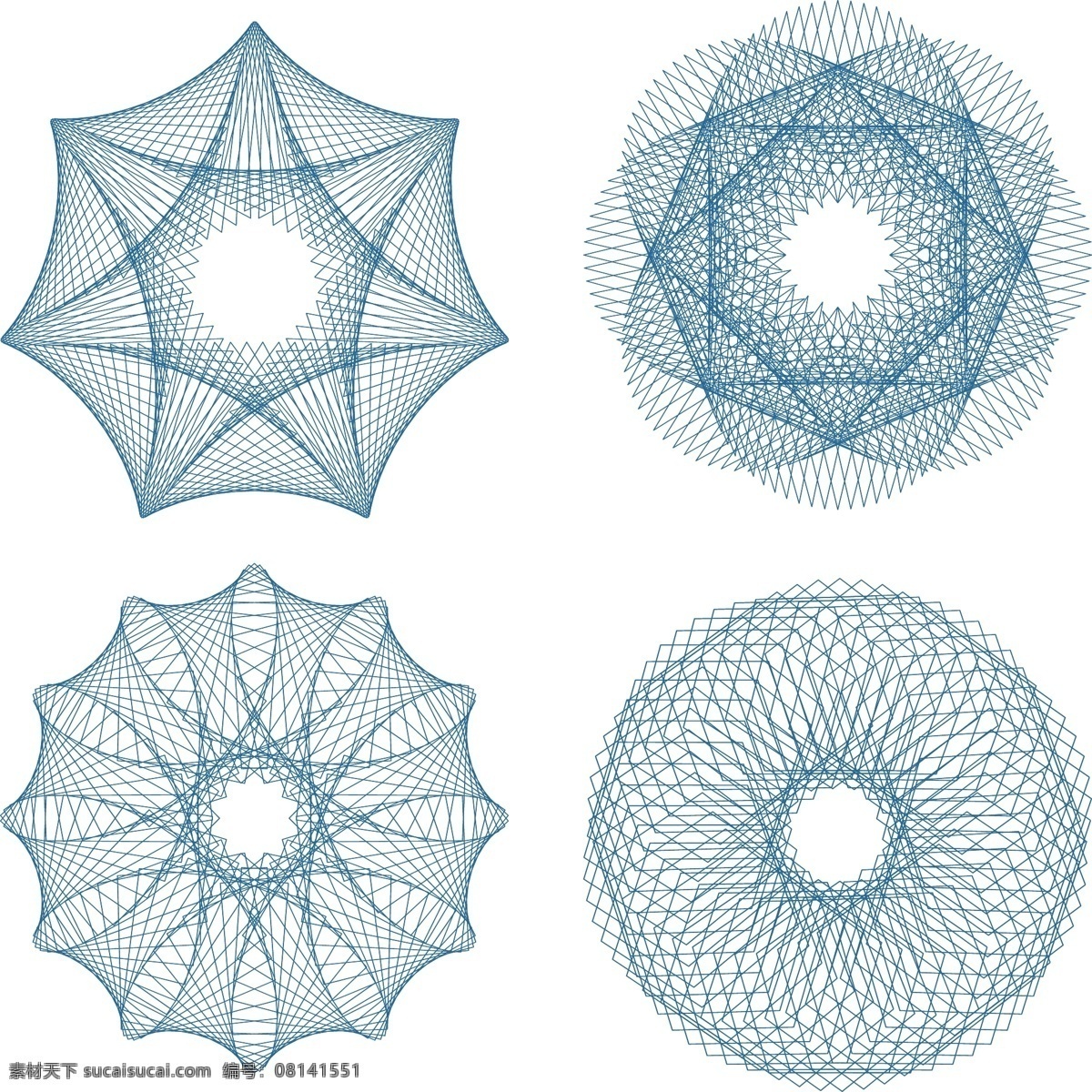 防伪 花纹 矢量图 其他矢量图