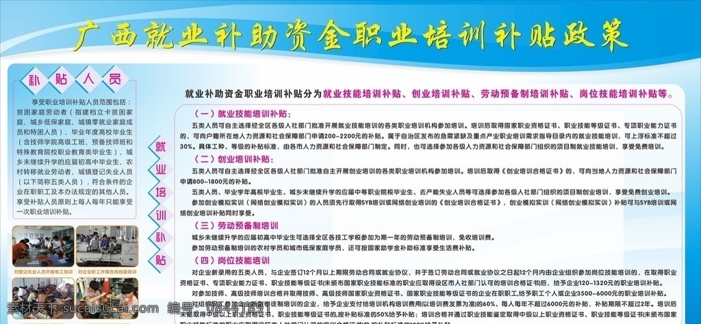 就业 补贴 政策 展板 板报 蓝色展板 蓝色板报 学生板报 学生宣传展板
