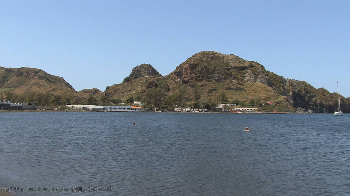 波 景观 股票 视频 船 岛 帆 帆船 火山 山 视频免费下载 岩石 意大利 自然 水 其他视频