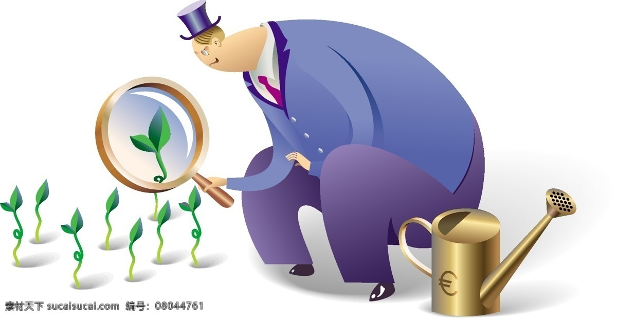 卡通 商业 插画 矢量 素材图片 金钱 金融 人物 矢量人物 矢量商务 矢量图库 男人男性 插画集