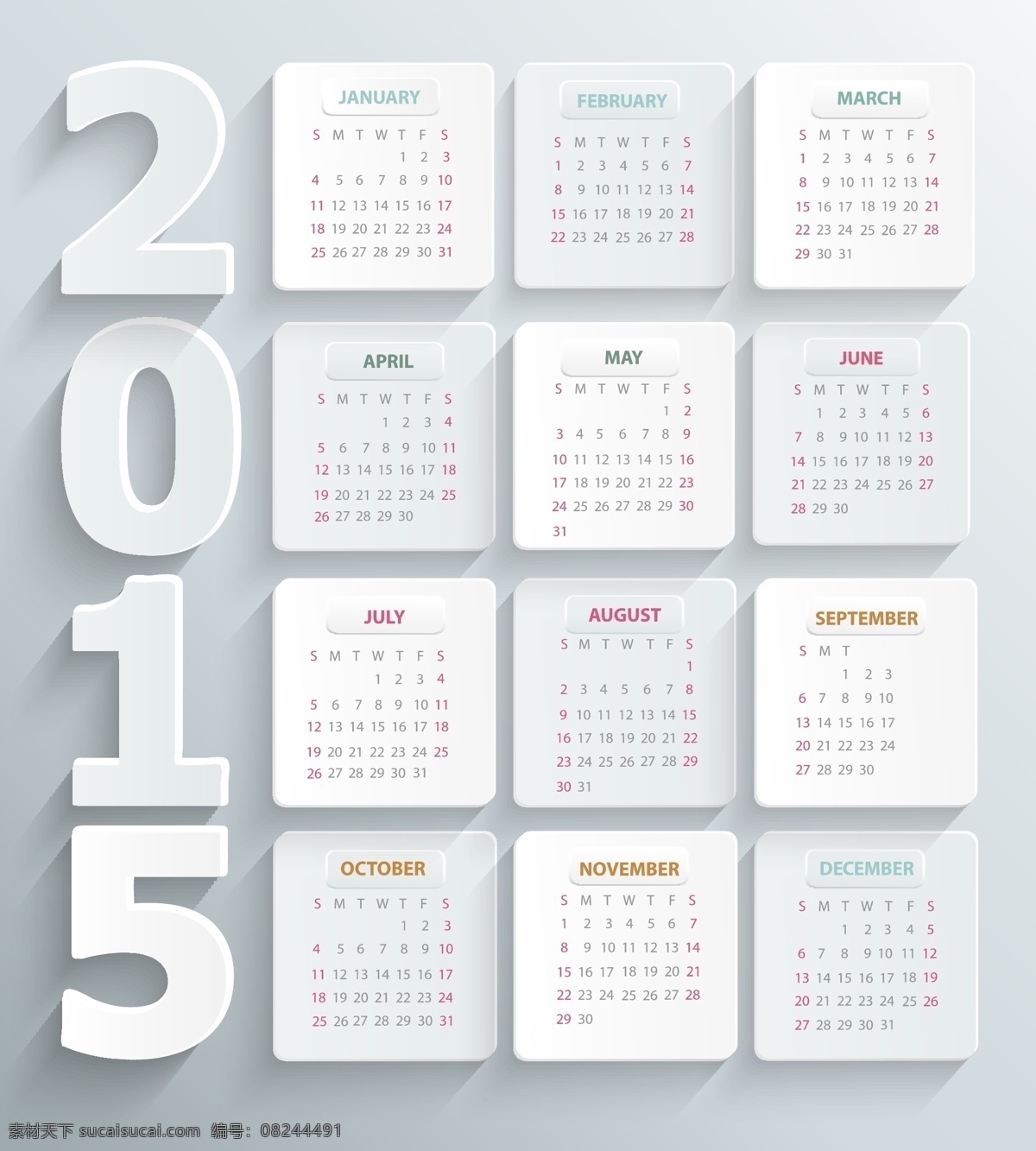 2015 年 日历 挂历 挂历模板 挂历设计 日历模板 台历设计 创意 模板 源文件 2015年 原创设计 其他原创设计