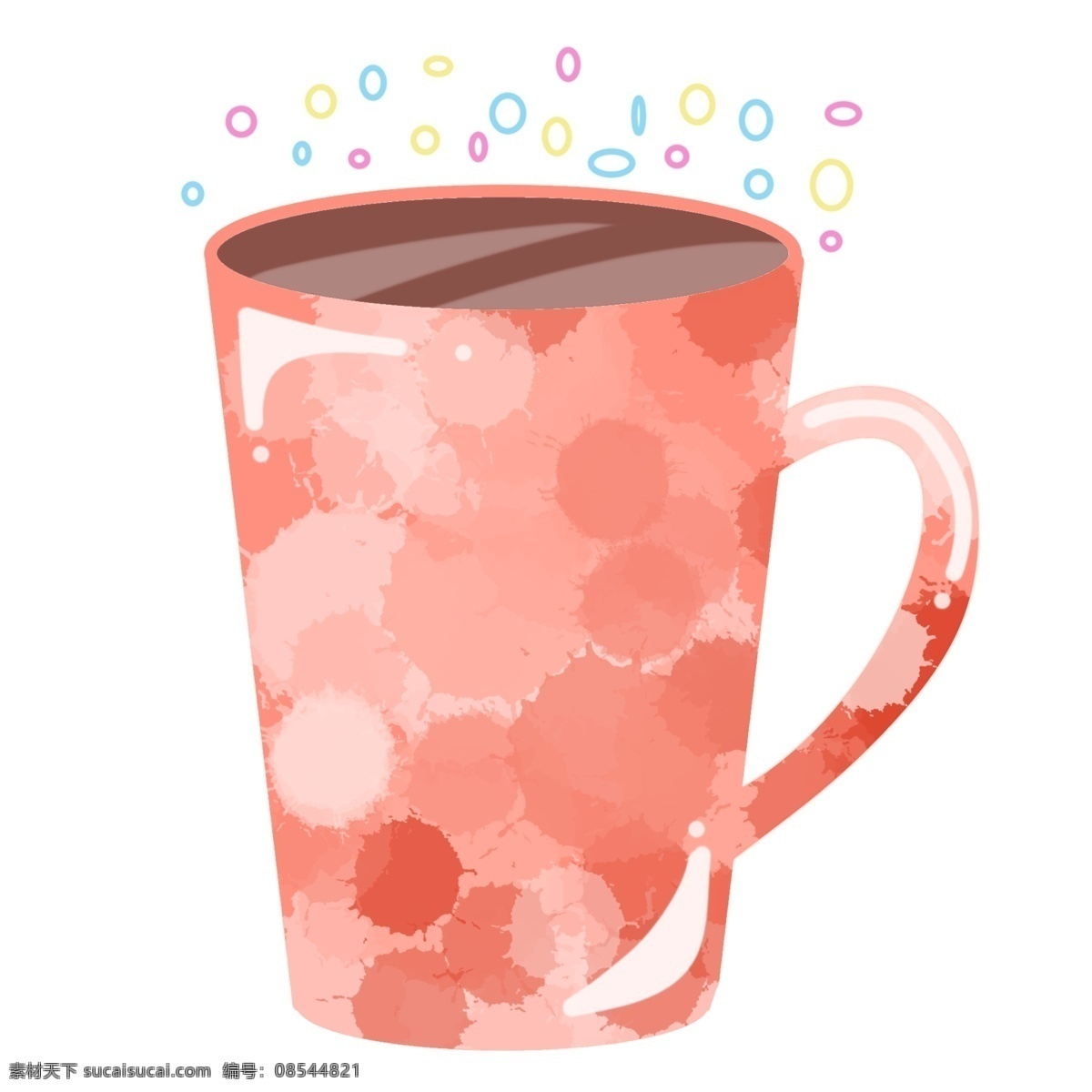 水杯杯具图案 立体 杯子 工艺