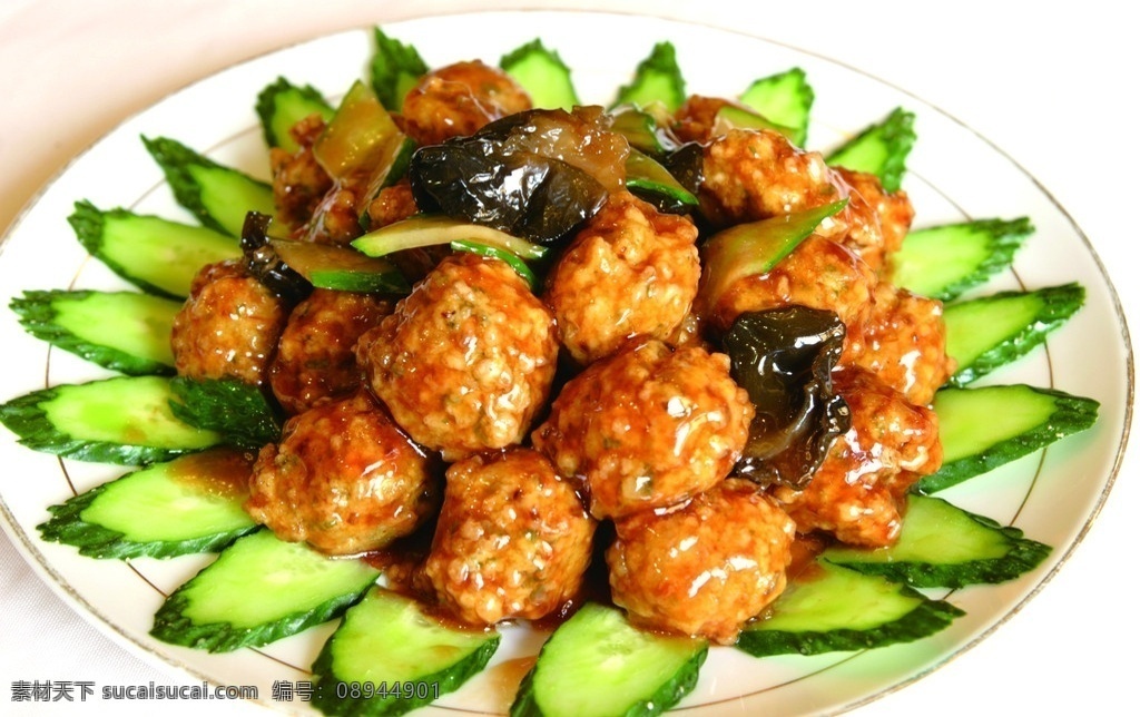 熘素丸子 美食 美味 佳肴 风味 胡萝卜 葱 姜 餐饮 熘 素丸子 黄瓜 香菜 木耳 餐饮美食 传统美食