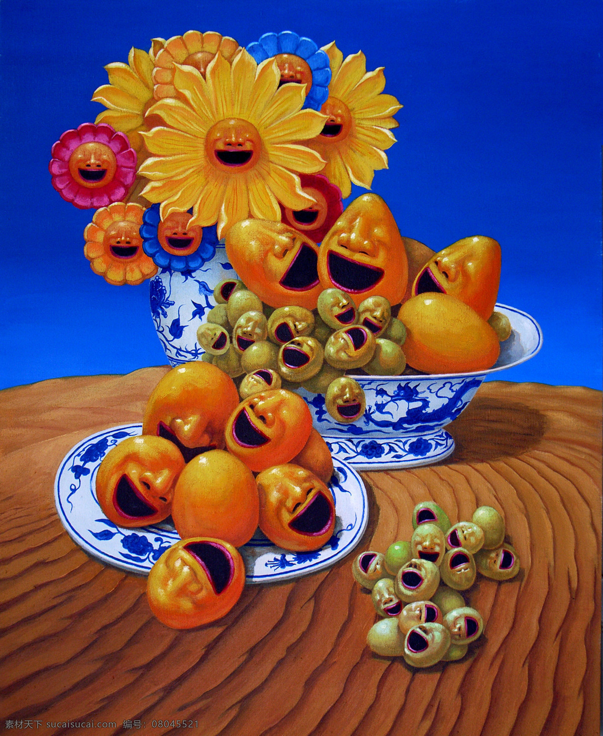 绘画 绘画书法 美术 文化艺术 油画 油画艺术 陶瓷静物 静物画 陶瓷品 陶瓷面具 陶瓷花艺 瓷碟 沙漠景 油画作品25 家居装饰素材