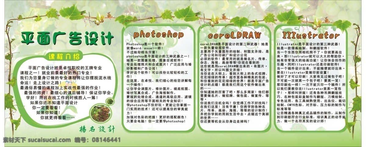 平面广告 设计软件 介绍 矢量图 现代科技