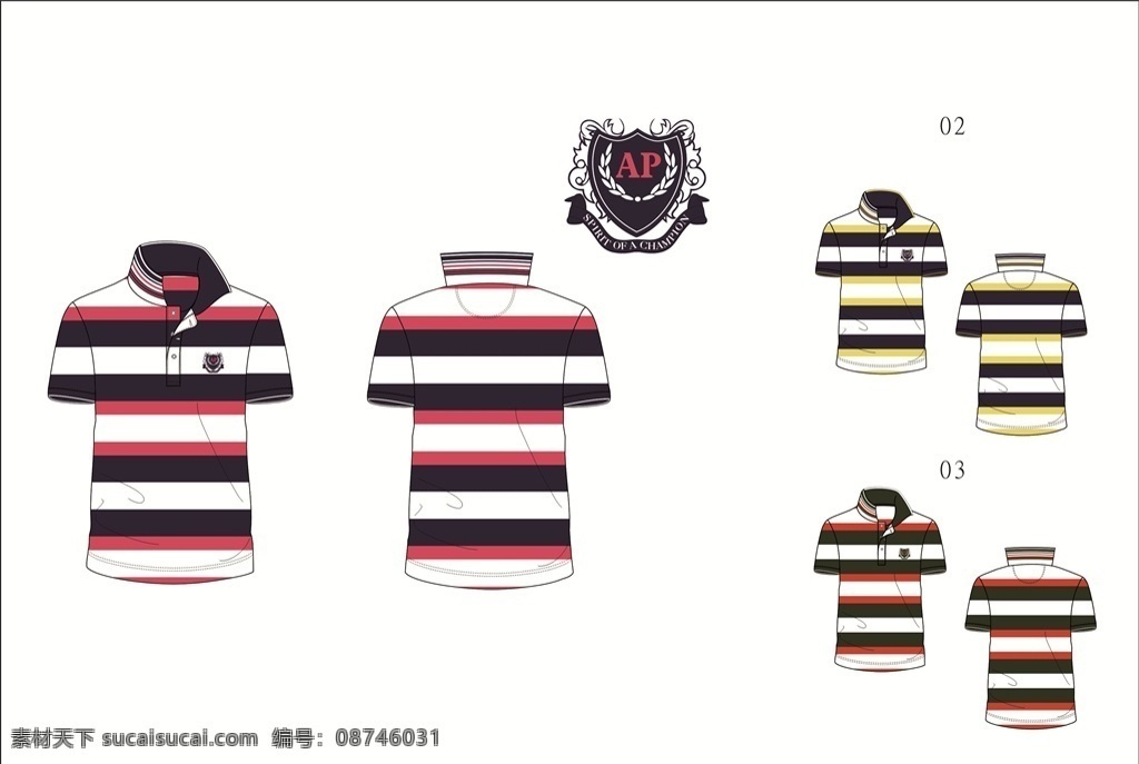 polo衣 polo衫 翻领上衣 短袖上衣 翻领polo 服装设计