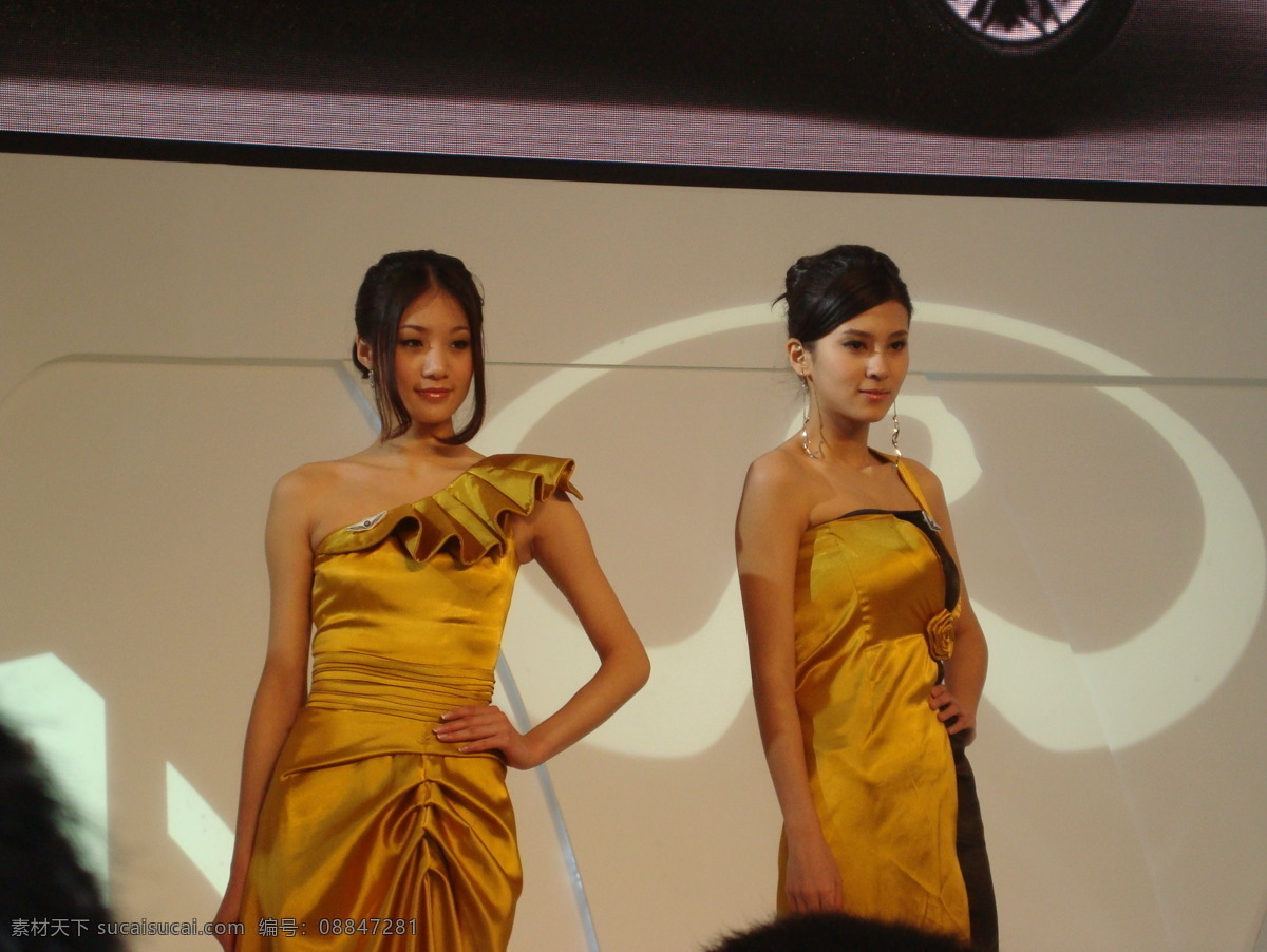 2010 年 北京 车展 美女 车模 模特 车展美女 女性女人 人物图库