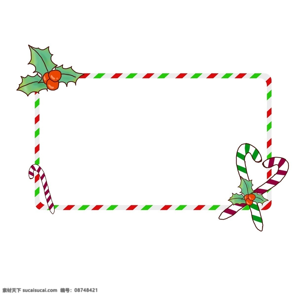 圣诞节 手绘 边框 拐杖 糖 礼物 礼物堆 拐杖糖 圣诞边框 圣诞 可爱 矢量 简单 手绘边框 心型拐杖糖