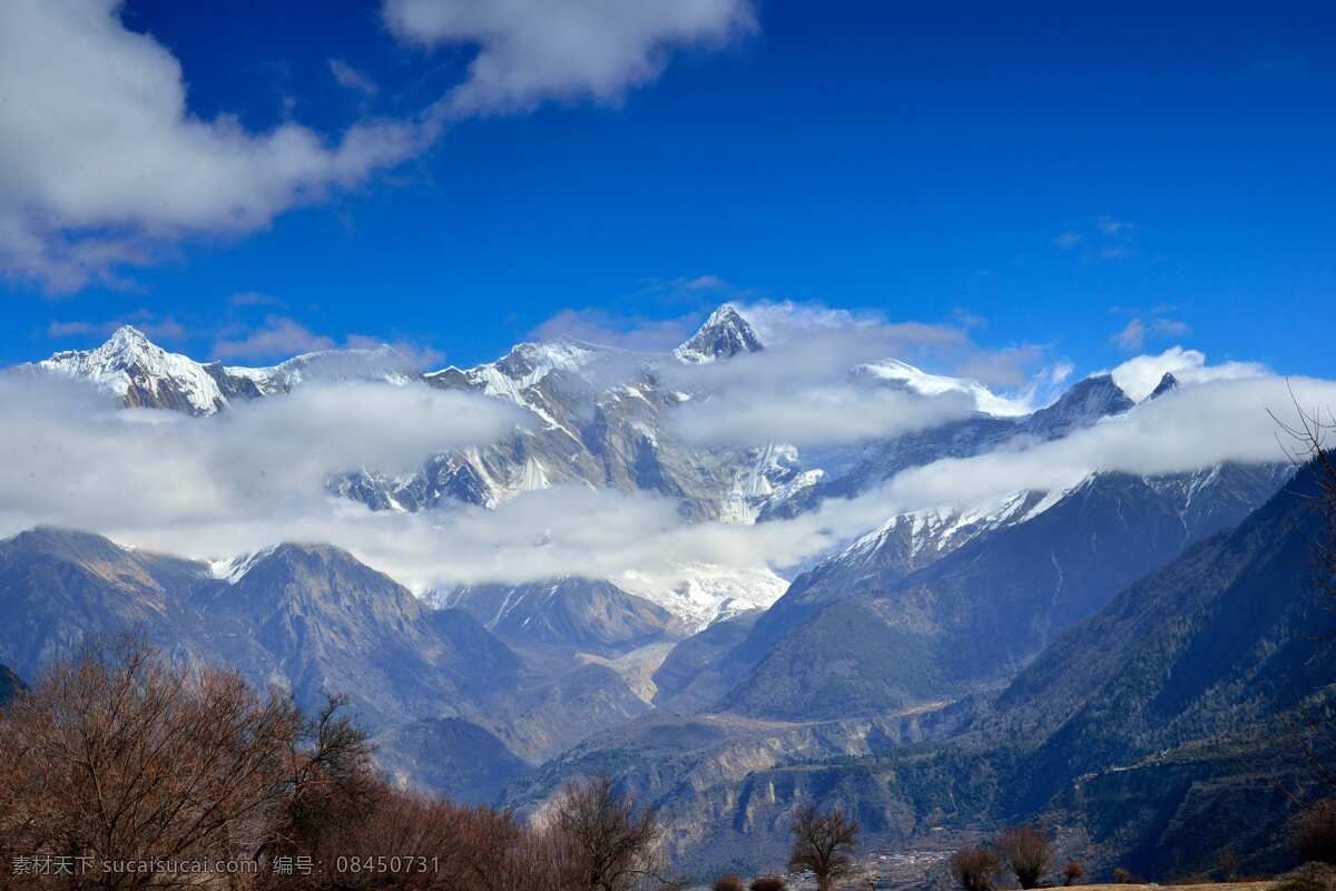 西藏 南迦巴瓦峰 风景