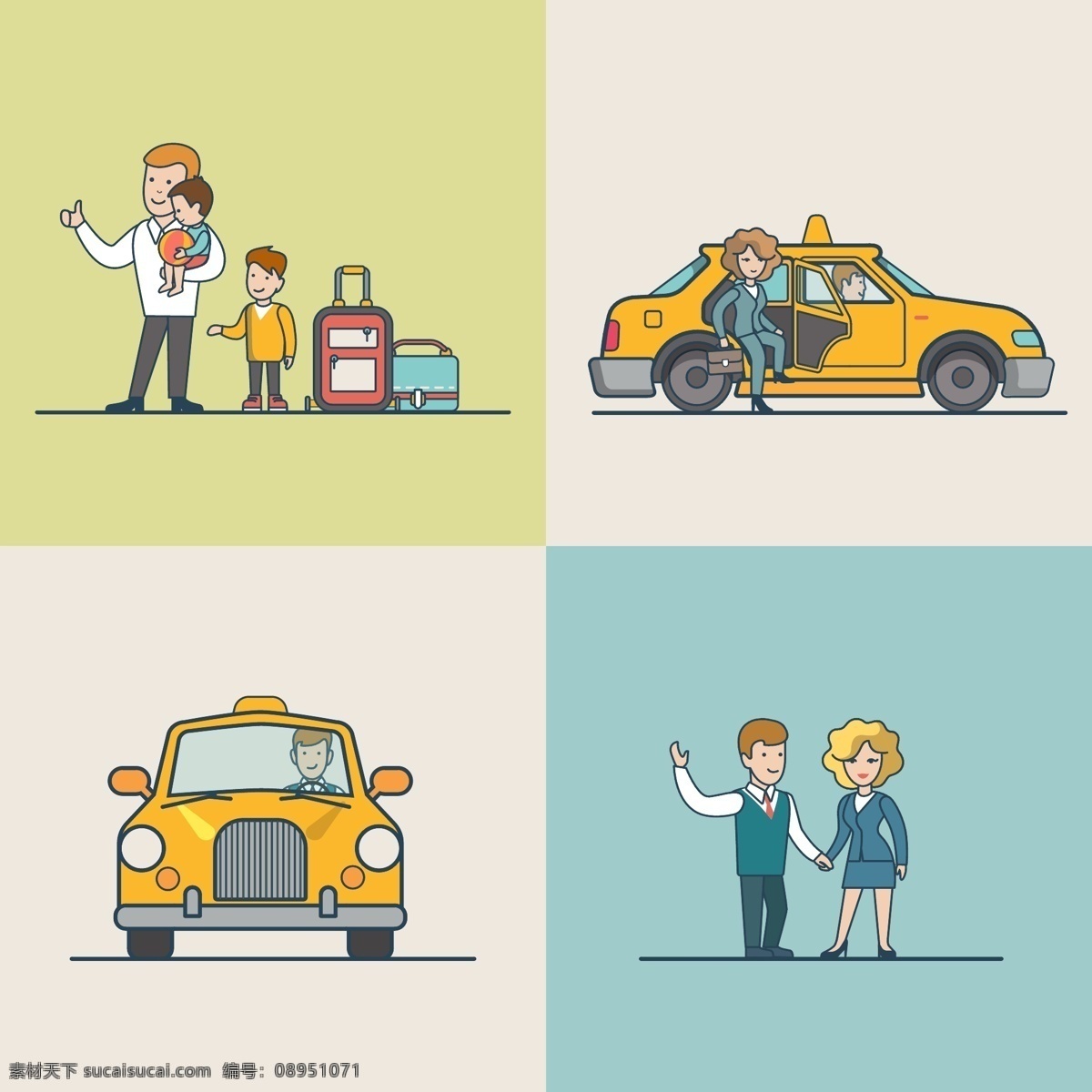 人物 日常 生活 出租车 旅行