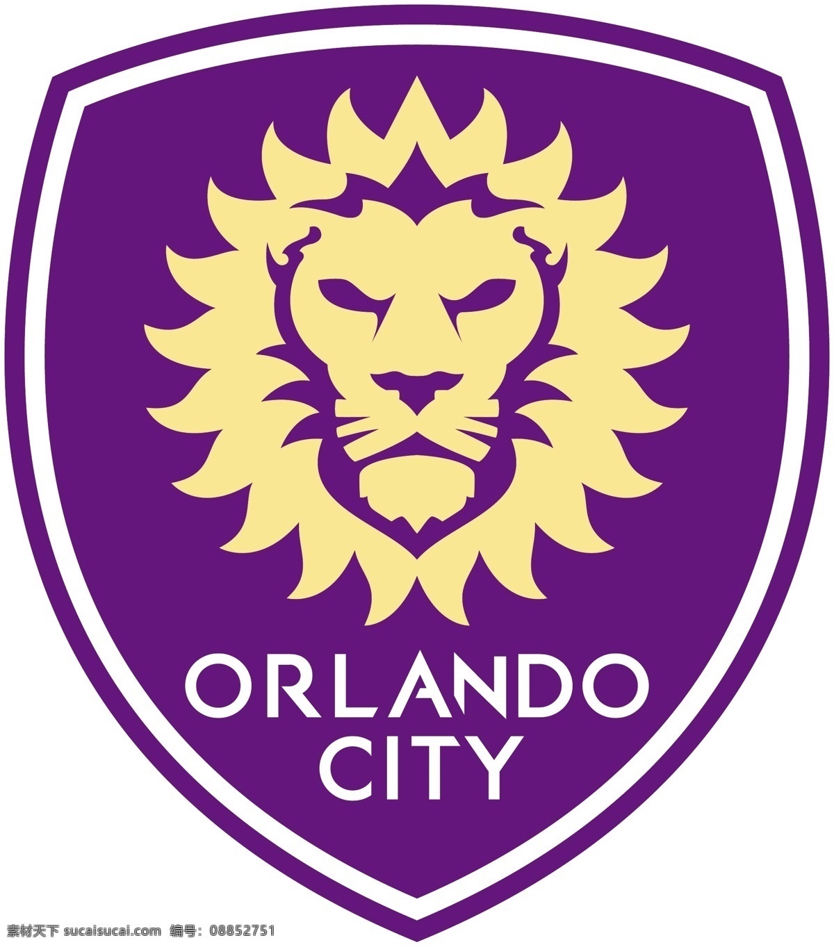 奥兰多 城 足球 俱乐部 徽标 logo设计 美国 奥兰多城 足球大联盟 联赛 矢量图