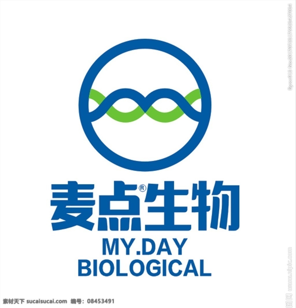 logo 麦点生物 标志 麦点商城 矢量图 展板模板