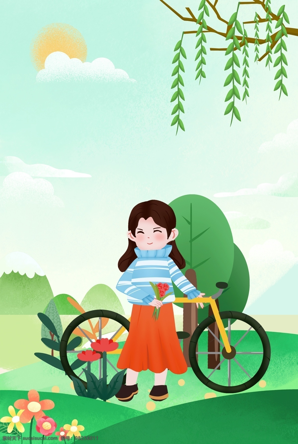 小 清新 创意 女生 节 海报 女生节海报 魅力女人节 38妇女节 三八妇女节 情人节 女神节 美容海报 春夏新品