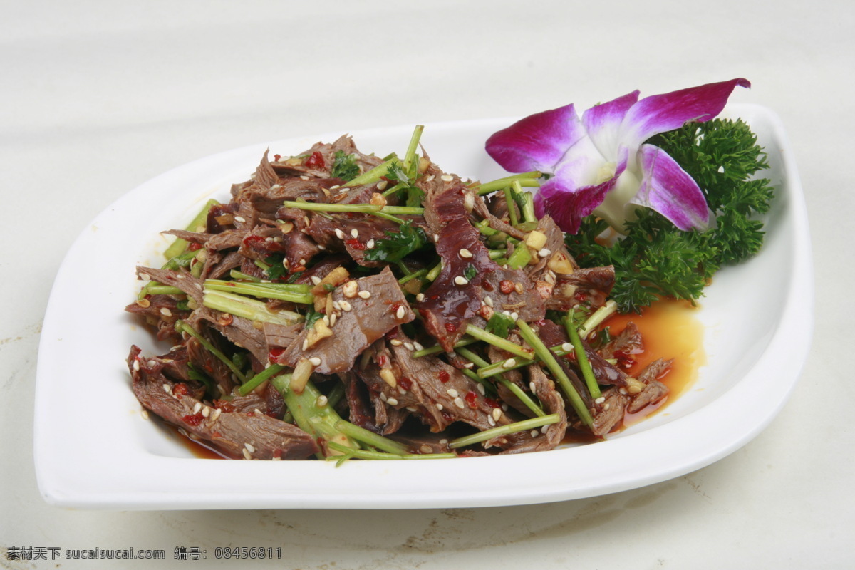 香菜拌牛肉 凉菜 开胃菜 精美小菜 饭前小菜 凉菜类 风味凉菜 拌菜 凉拌 菜 餐饮美食 传统美食