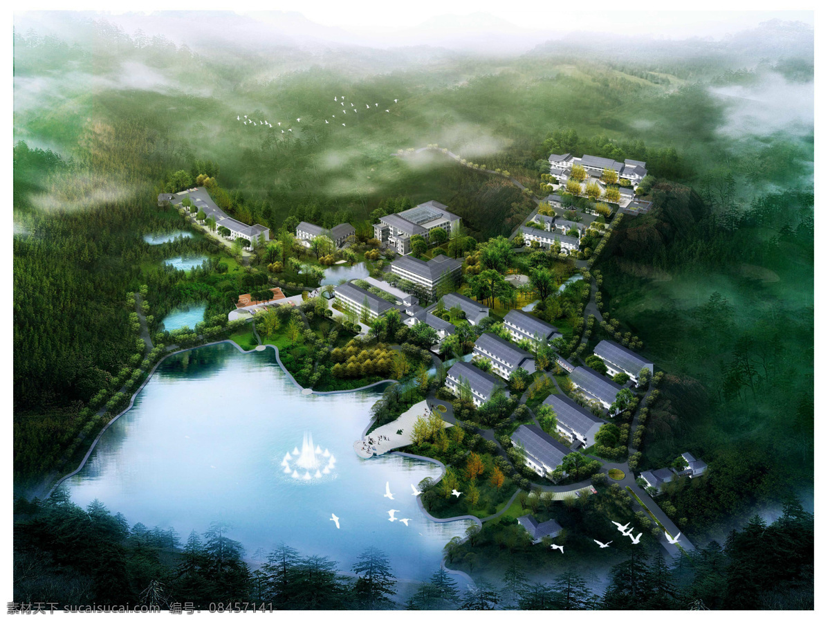 建筑 规划设计 鸟瞰 效果 小区建筑设计 鸟瞰图 湖泊 建筑规划设计 景观设计 园艺设计 房地产设计 建筑设计 3d 效果图 园林景观 环境家居