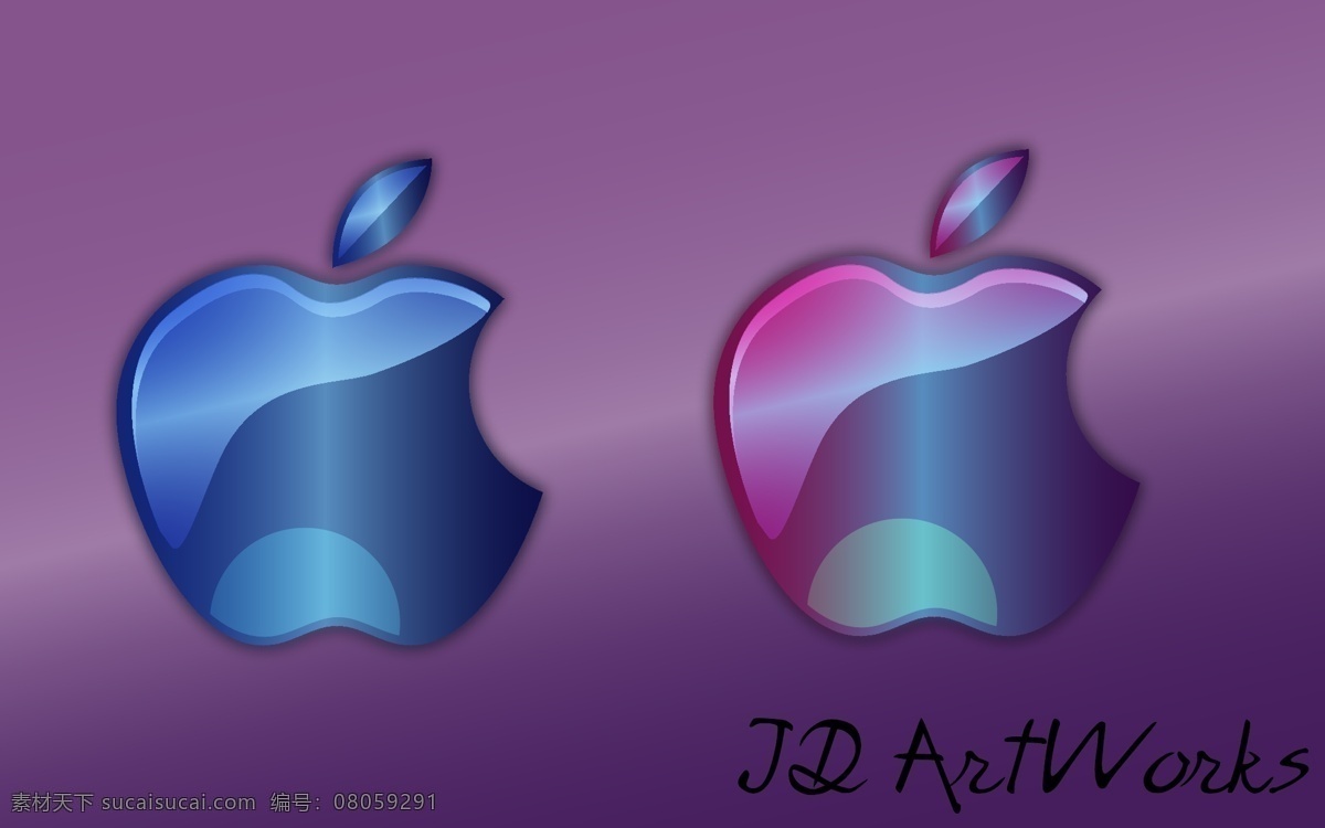 苹果 logo 矢量 mac 标志 钻石 macintosh 矢量图 其他矢量图