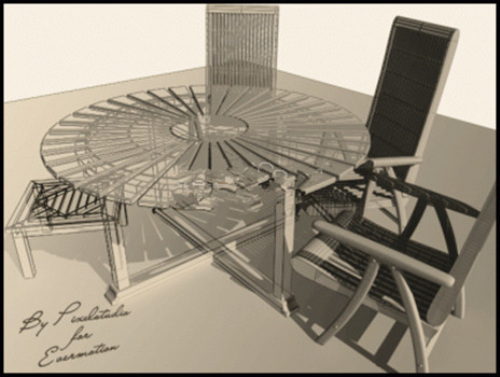复古 休闲 家具 模型 休闲椅 柴 3d模型素材 其他3d模型