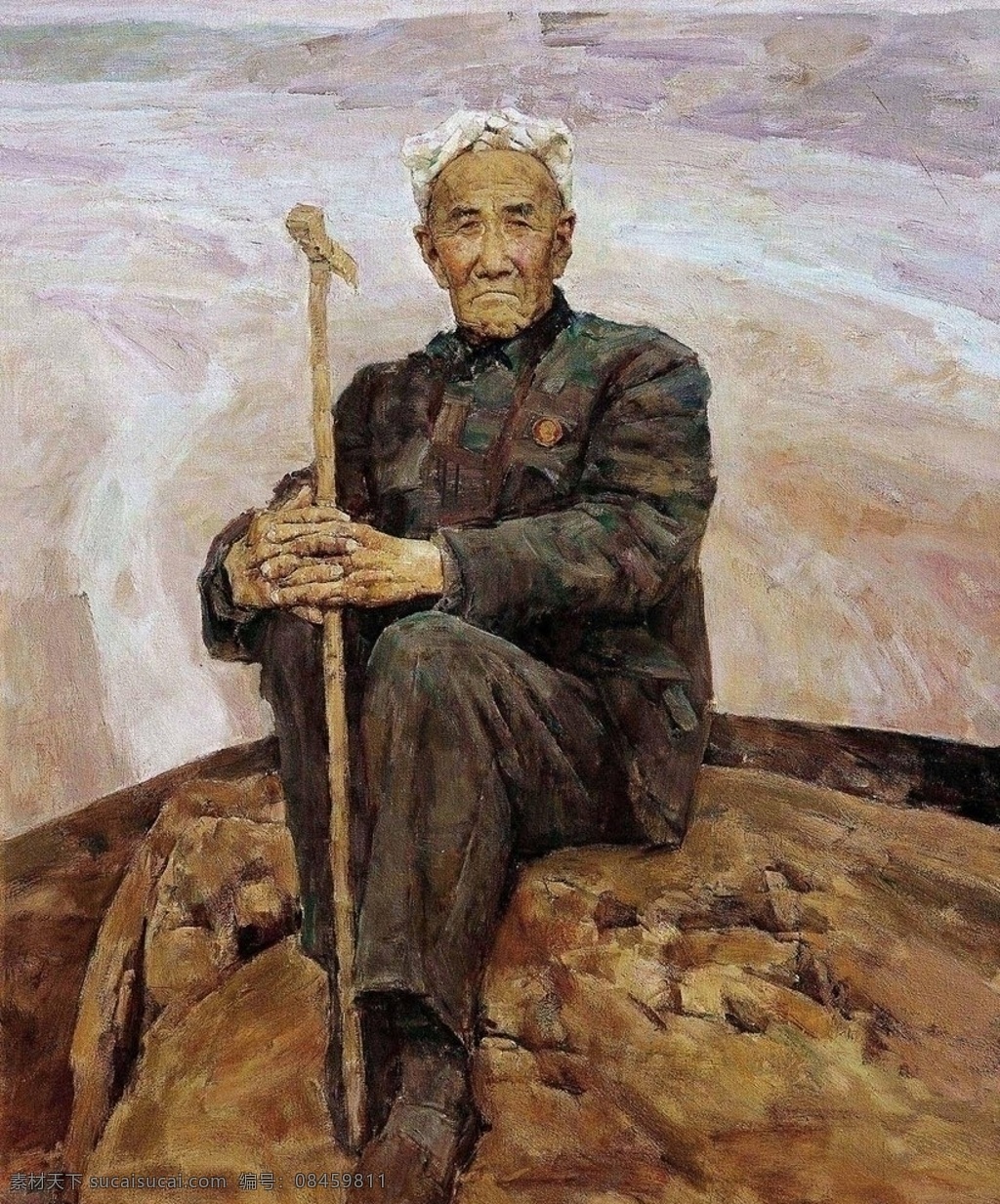 老人与黄河 郭北平 老人 黄河 油画人物 少数民族 人物油画 油画 绘画 艺术 油画作品 大师作品 当代 艺术家 作品 挂画 名画 世界名画 东方油画 服装 衣服 女装 绘画书法 文化艺术