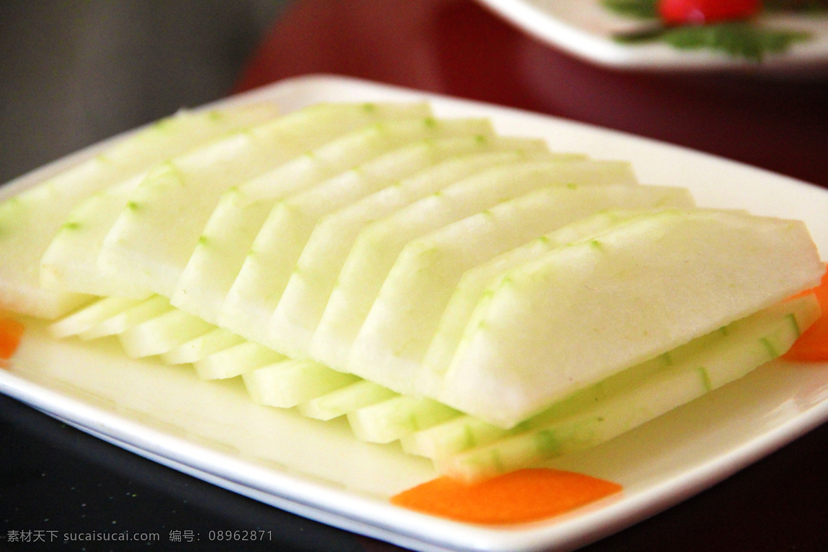 冬瓜 冬瓜片 火锅冬瓜 嫩冬瓜 鲜冬瓜 食物原料 餐饮美食
