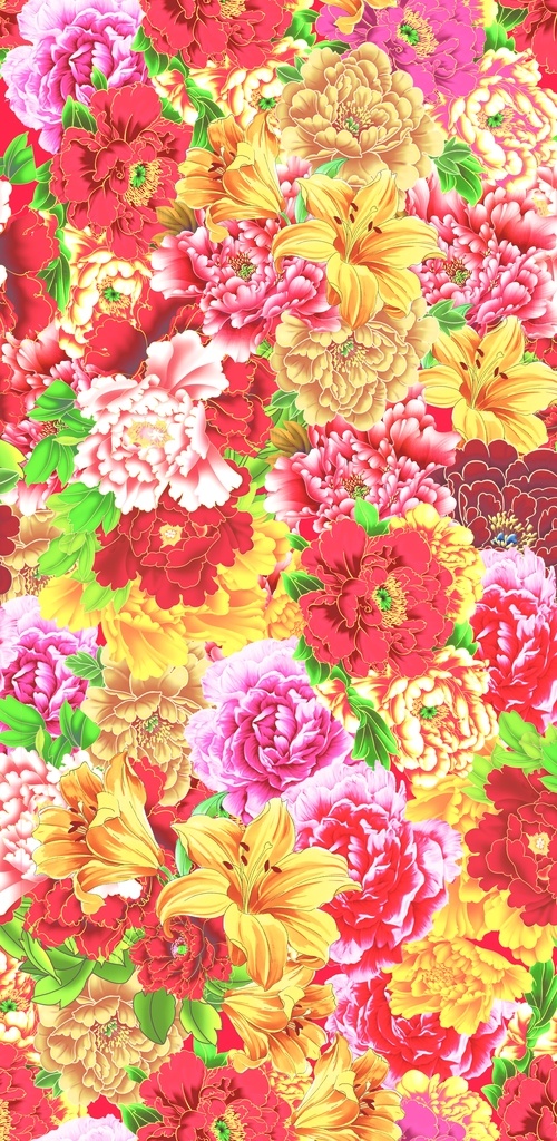 鲜花 花朵 花卉 叶子 玫瑰花 团花 分层