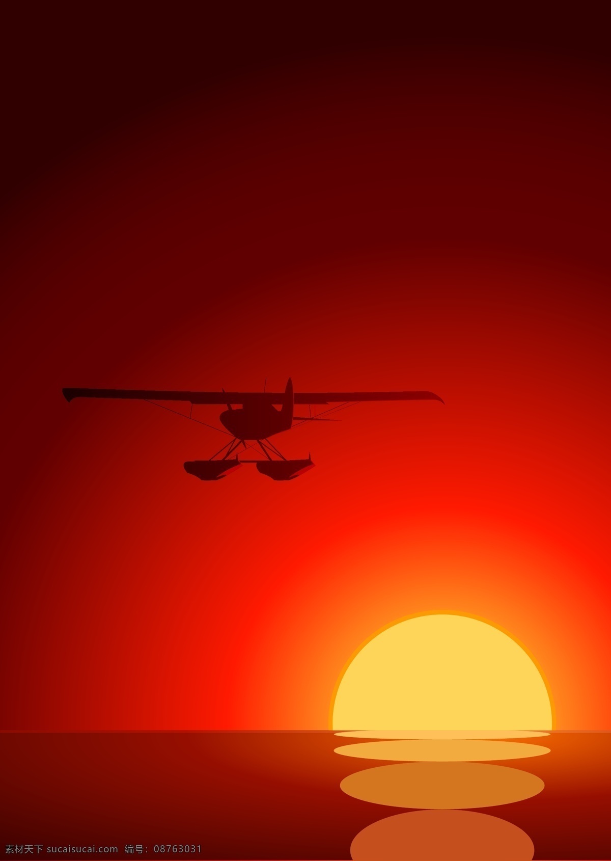 日落 夕阳 晚霞