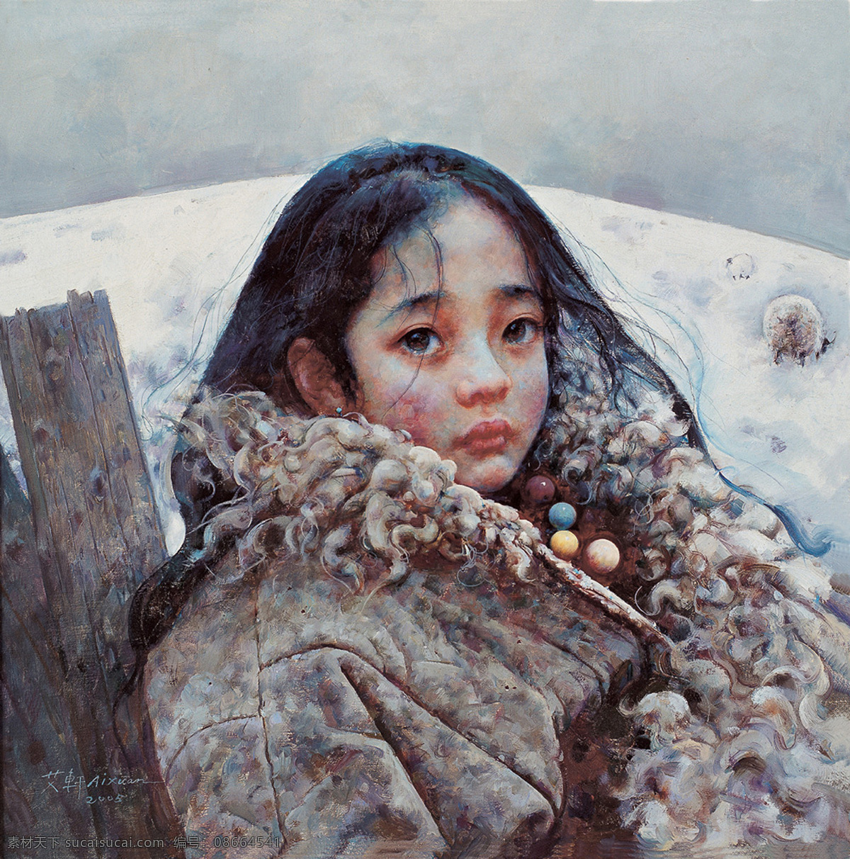 藏族 姑娘 油画 写生 藏族女孩油画 西藏 女孩 肖像画 儿童油画肖像 人物肖像画 东方 人物 油画艺术 绘画艺术 装饰画 书画文字 文化艺术