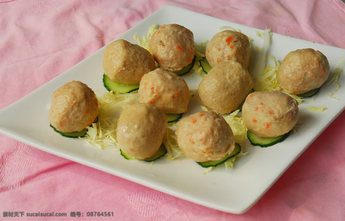 萝卜 丸子 白菜 餐饮美食 传统美食 火锅 萝卜丸子 黄瓜片 psd源文件 餐饮素材