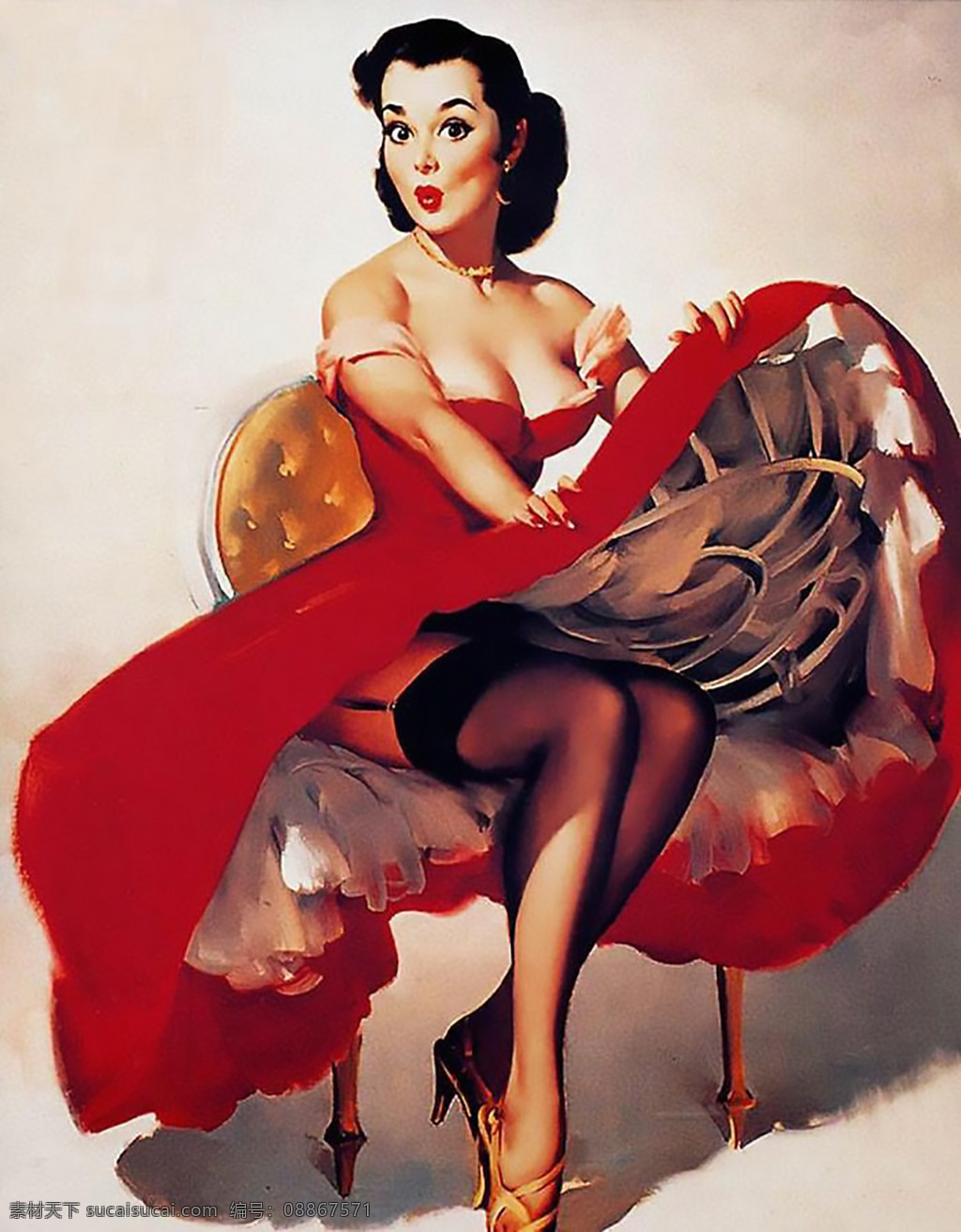 girl 插画设计素材 复古美女 绘画 绘画书法 美女 美女招贴画 欧美 复古 招贴画 设计素材 模板下载 复古欧美美女 欧美美女 人物 文化艺术 pin up 女性妇女 人物图库 裙子