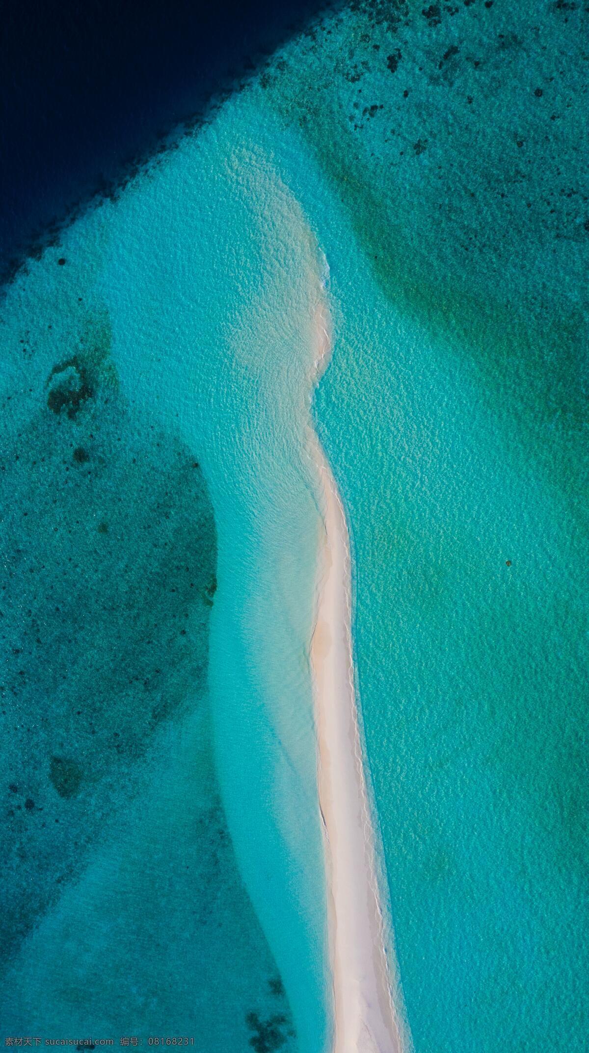 梦幻海边 浅海 唯美背景 大海 自然景观 自然风景