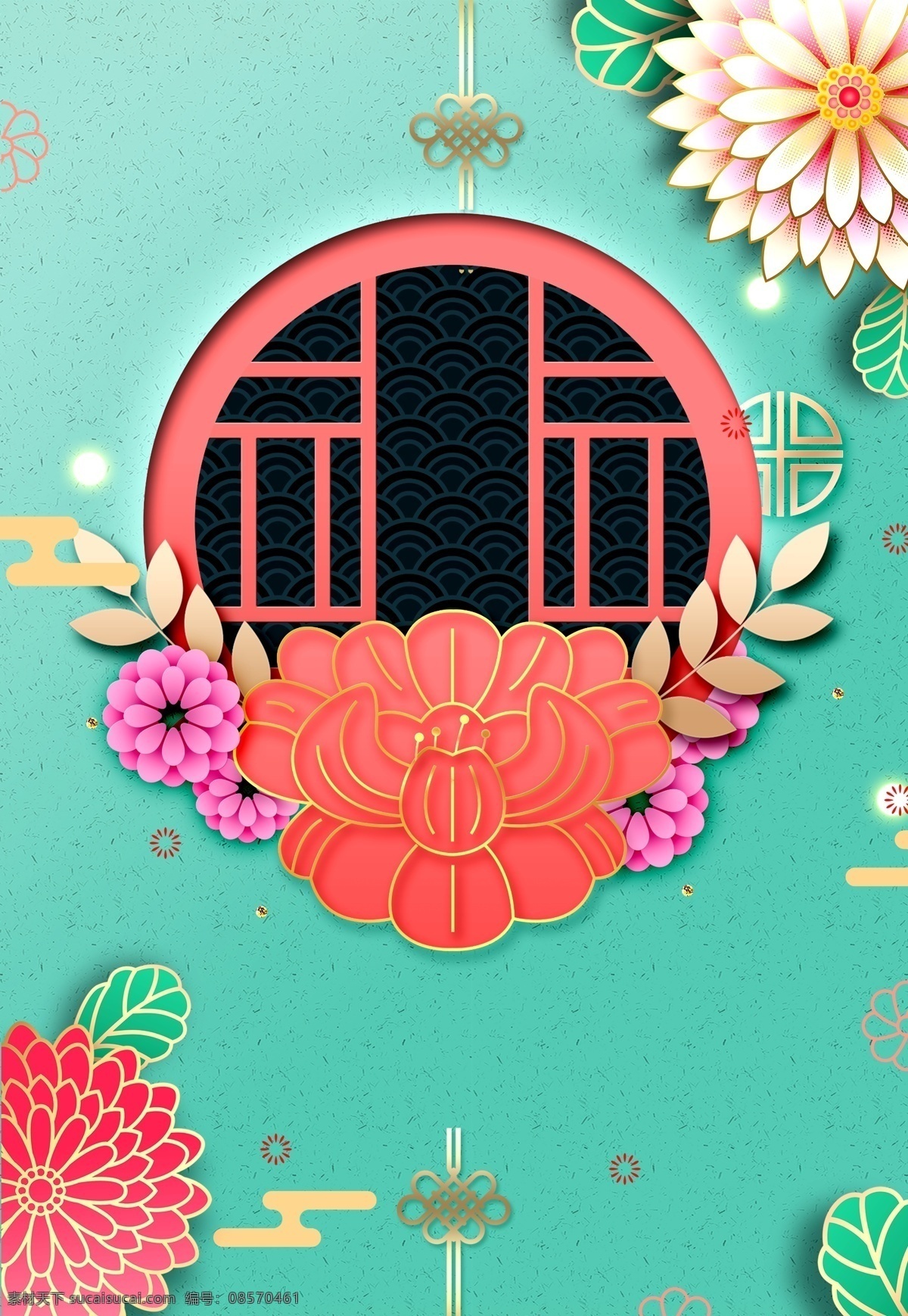 中国 风 艺术 花朵 新年 背景 艺术背景 花朵背景 春节 广告背景 红色 新年背景 猪年素材 猪年 猪年海报 新年快乐 猪年新春素材 猪年贺岁背景 金猪贺岁